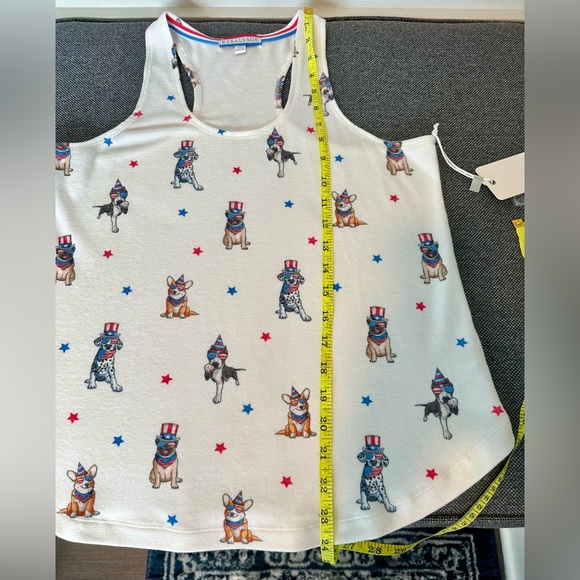 NWT PJ SALVGE Star Spangled Racerback Tank Size XS - Picture 7 of 11